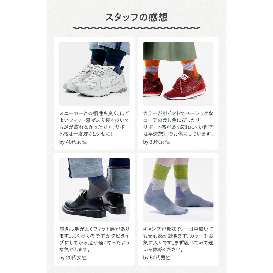 靴下 バリエクロスミドル タビ 運動するくつした アウトドア タウンユース 滑らない靴下 疲れない靴下 くつ下 メンズ レディース 西垣靴下 エコノレッグ 爆買 |  | 13