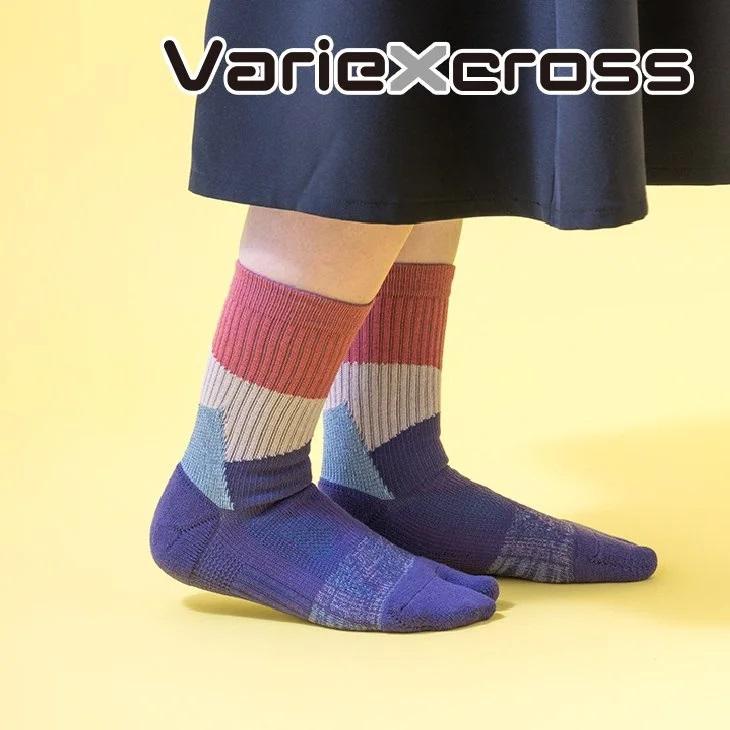 靴下 バリエクロスミドル タビ 運動するくつした アウトドア タウンユース 滑らない靴下 疲れない靴下 くつ下 メンズ レディース 西垣靴下 エコノレッグ 爆買 |  | 03