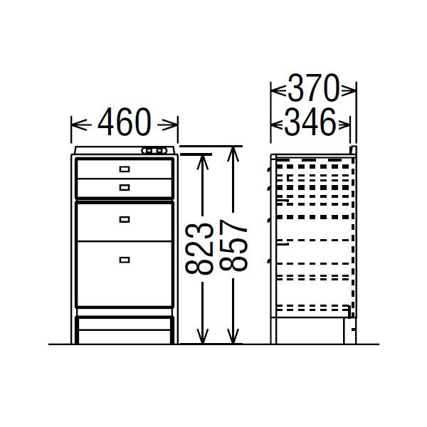 カリモク家具（KARIMOKU FURNITURE） カリモク ファックス台・電話台