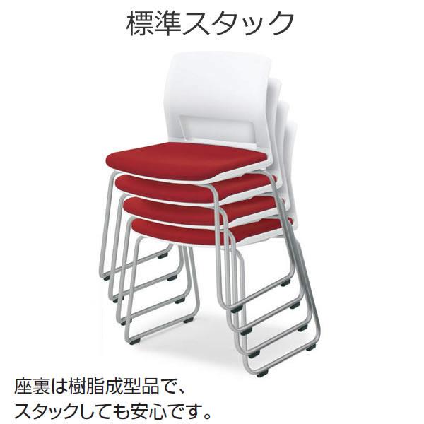 コクヨ　会議用イス160シリーズ　背樹脂タイプ　キャスタータイプ　肘なしチェア　ソフトキャスター　CK-160C-V CK-160C-V_3