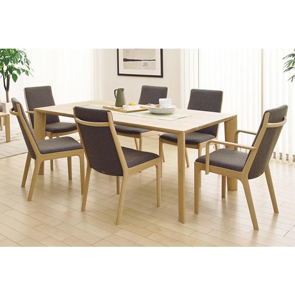 カリモク ダイニングテーブル 幅1650×奥行900×高さ660/670/680/690mm  