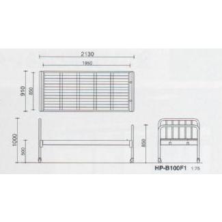 KOKUYO（コクヨ） 病院用ベッド 標準タイプ HP-B100F1 : エコノミー