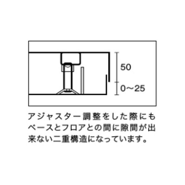 オプション L6　ベース スライドベース 幅900×奥行450mm用 L6-11S_2