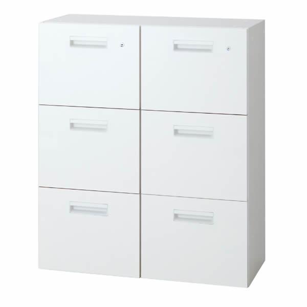 L6 ダブルバーチカル 幅900 奥行400 高さ1050mm 下置き B4引出し 6段 648 448 L6 A105v Www Fcekano Edu Ng