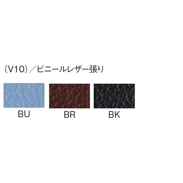 ロビーチェア/ LC-12シリーズ 幅1500mm（背無し・ビニールレザー張り） LC-1225-V10の画像
