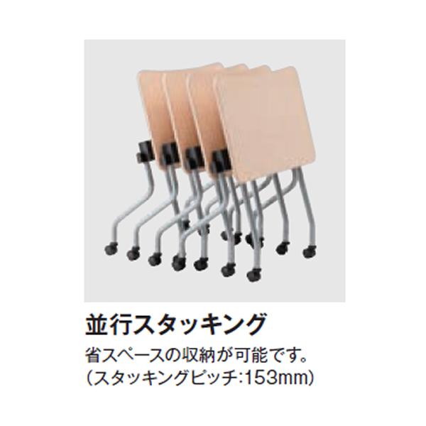 跳ね上げ式テーブル フォールディングテーブル パネル無し 幅1800×奥行450mm （NTA-Nシリーズ） NTA-N1845の画像