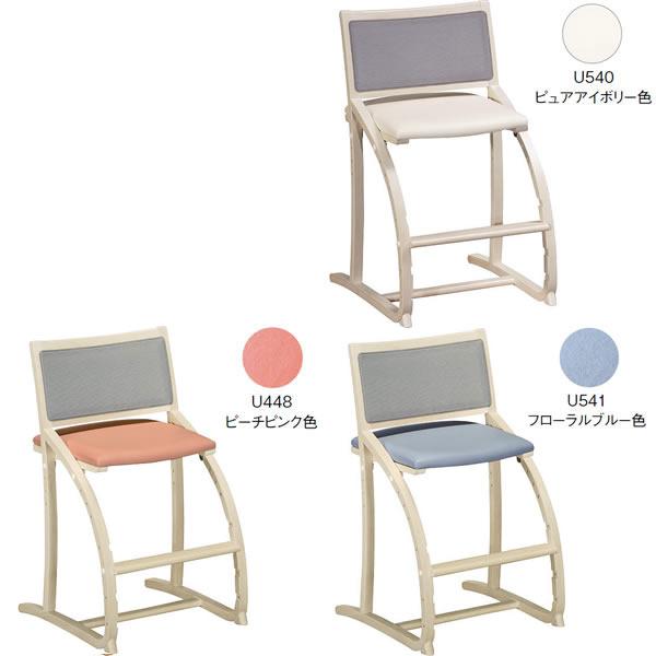 カリモク デスクチェア 学習チェア 学習椅子 XT2401 cresce/クレシェ シアーホワイトB色（XT2401IY）（COM… XT2401-Yの画像