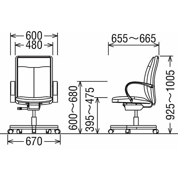 カリモク家具（KARIMOKU FURNITURE） カリモク 書斎チェア 本革張