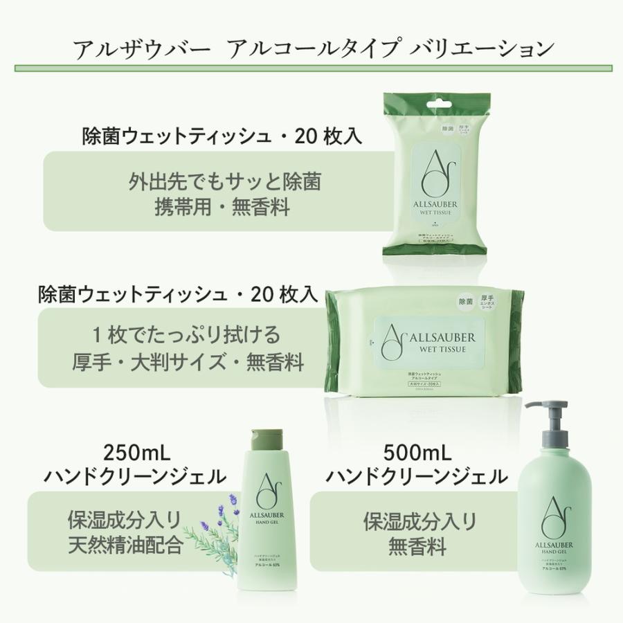 プラス PLUS 除菌ウエットティッシュ アルザウバー (ALLSAUBER) 厚手 大判サイズ アルコールタイプ AL-043M | PLUS | 06