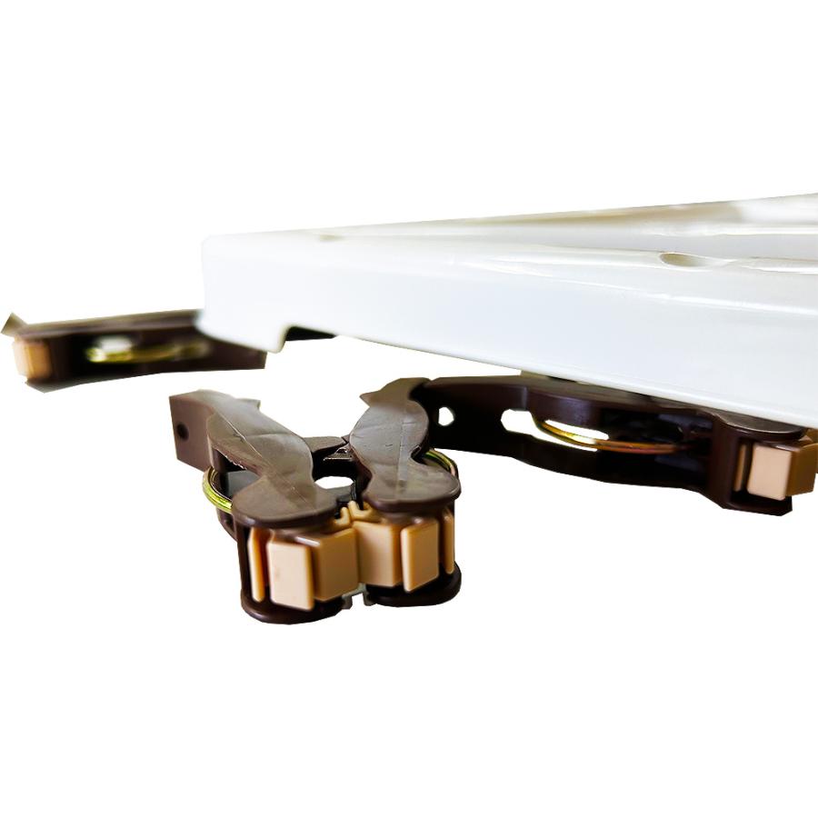 ヒラノトレーディング ローラー付き ワイヤー角型ハンガー 42ピンチ | ブランド登録なし | 03