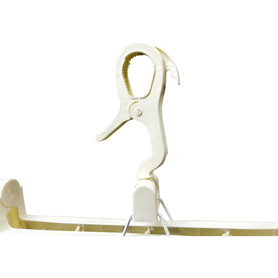 ヒラノトレーディング ローラー付き ワイヤー角型ハンガー 42ピンチ | ブランド登録なし | 04