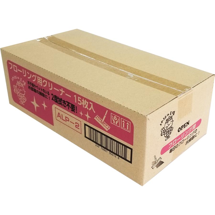 服部製紙 いつもの フローリング用クリーナー 18枚 ALP-2 アルカリ電解水クリーナー 2度拭き不要 不織布 掃除 | ブランド登録なし | 02
