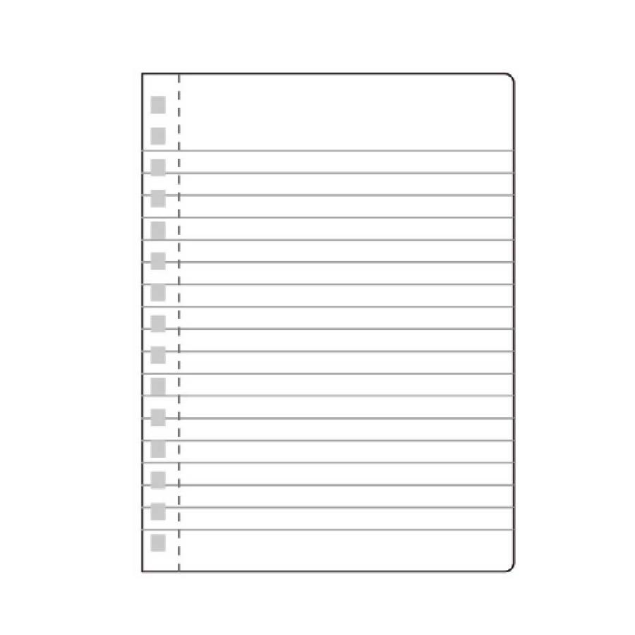 日本ノート キョクトウ A6 Ｆ.O.Ｂ Wリングメモ ホルダー付 E29 |  | 01