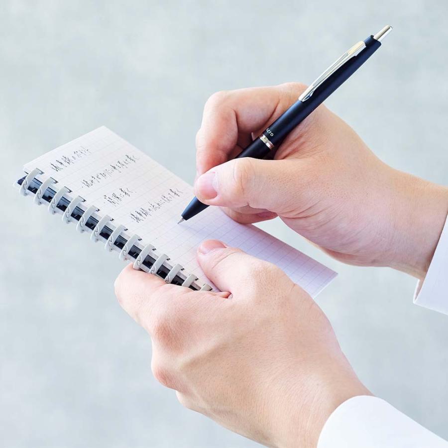 LIHIT LAB.＜リヒトラブ＞ hirakuno ツイストノートA6・S型 17穴 ブラック N1671-24 | ブランド登録なし | 01