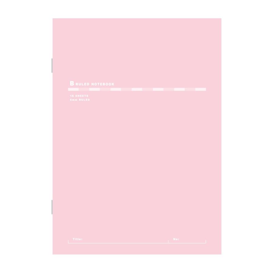 日本ノート　キョクトウ　B5 スリムノート　ワイヤーステッチ　ピンク　X01P | 