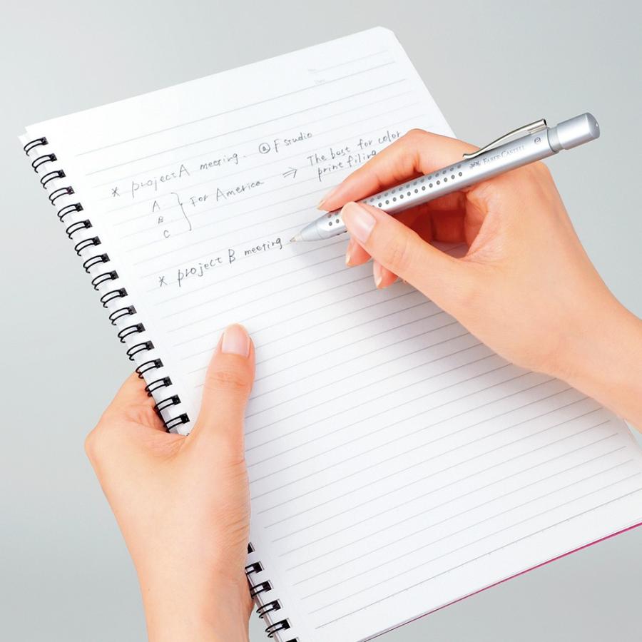 プラス(PLUS)ノート ツイン リングノート A5 横罫 40枚 3色 3冊パック RT-140-3P　76-804 | PLUS | 05