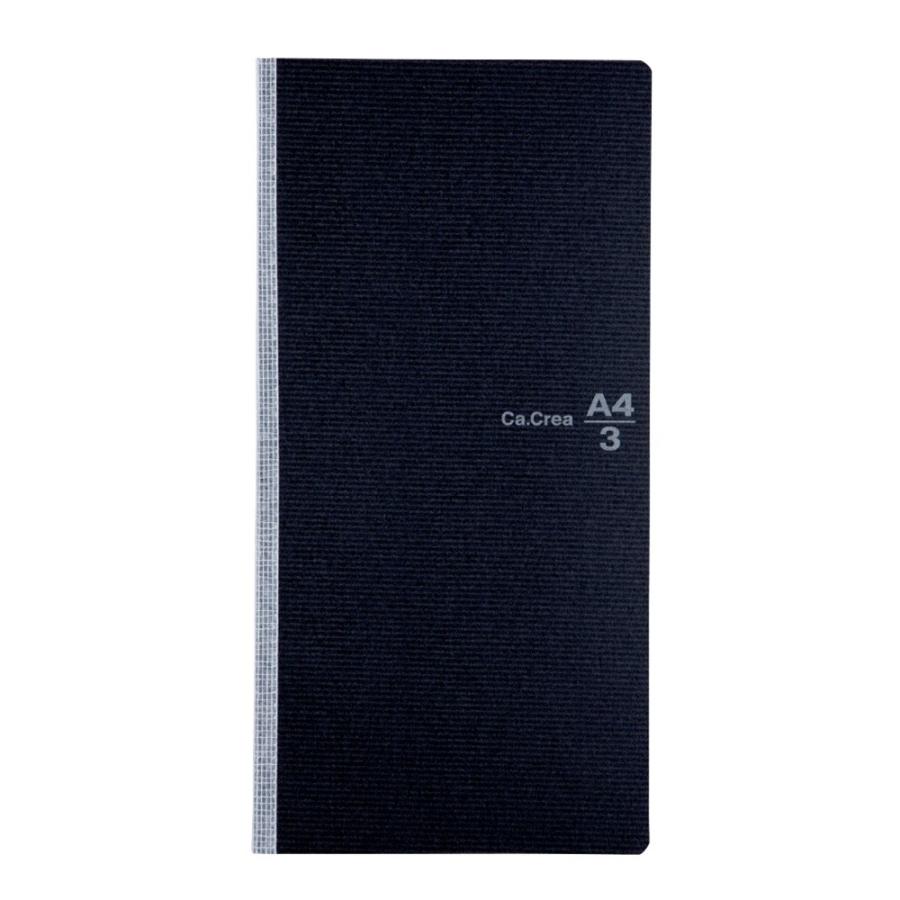 プラス(PLUS)ノート カ.クリエ A4×1/3 方眼 5mm罫 クロ NO-604GC 77-901 | PLUS