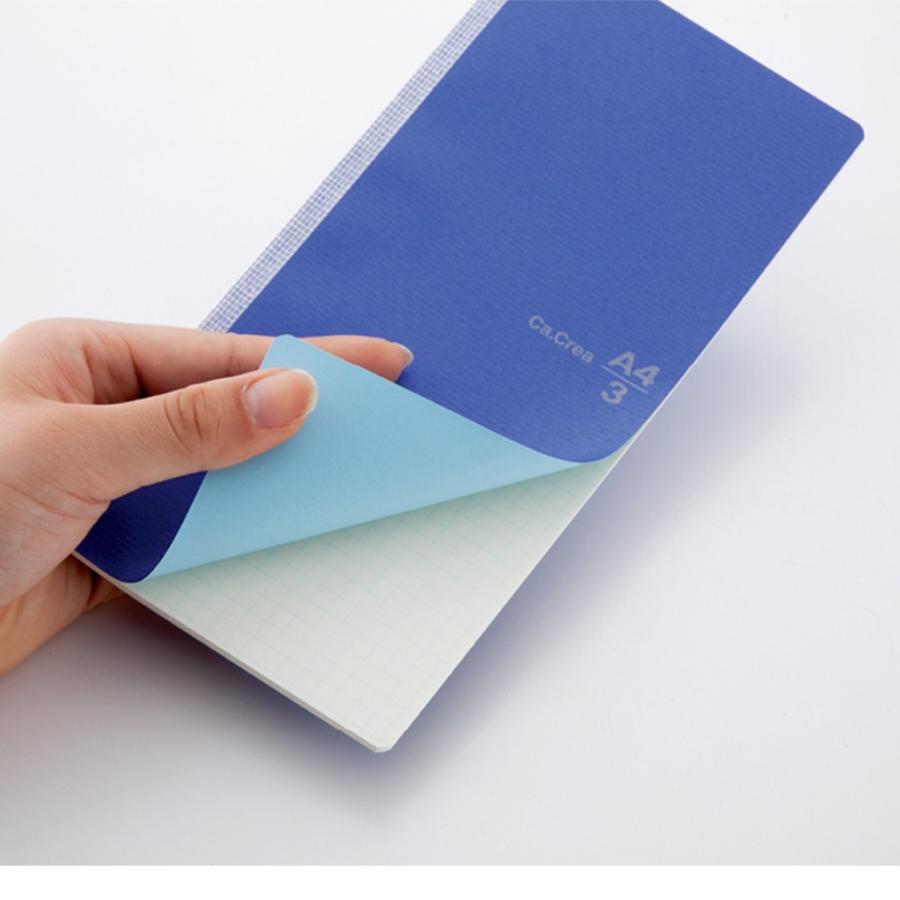 プラス(PLUS)ノート カ.クリエ A4×1/3 方眼 5mm罫 クロ NO-604GC 77-901 | PLUS | 02