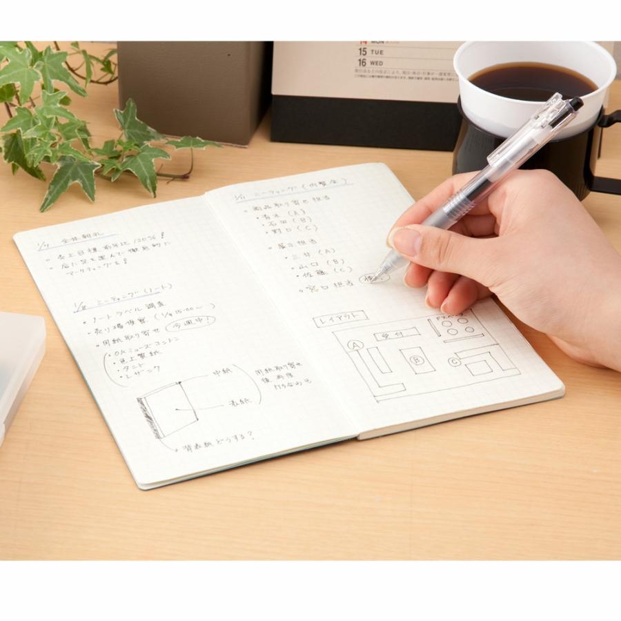 プラス(PLUS)ノート カ.クリエ A4×1/3 方眼 5mm罫 クロ NO-604GC 77-901 | PLUS | 03