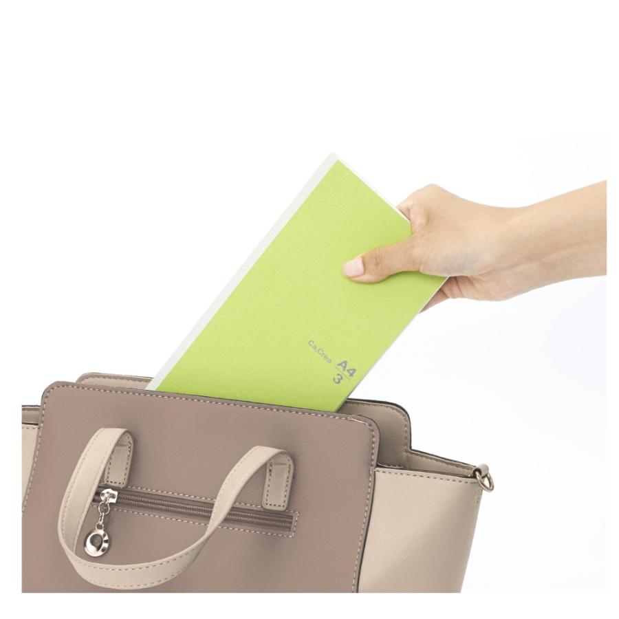 プラス(PLUS)ノート カ.クリエ A4×1/3 方眼 5mm罫 クロ NO-604GC 77-901 | PLUS | 04