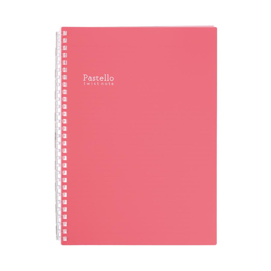 LIHIT LAB (リヒトラブ) Pastello ツイストノート B5 ルージュ N1908-2 | ブランド登録なし