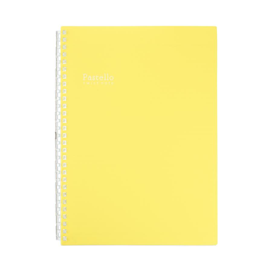 LIHIT LAB (リヒトラブ) Pastello ツイストノート B5 イエロー N1908-5 | ブランド登録なし