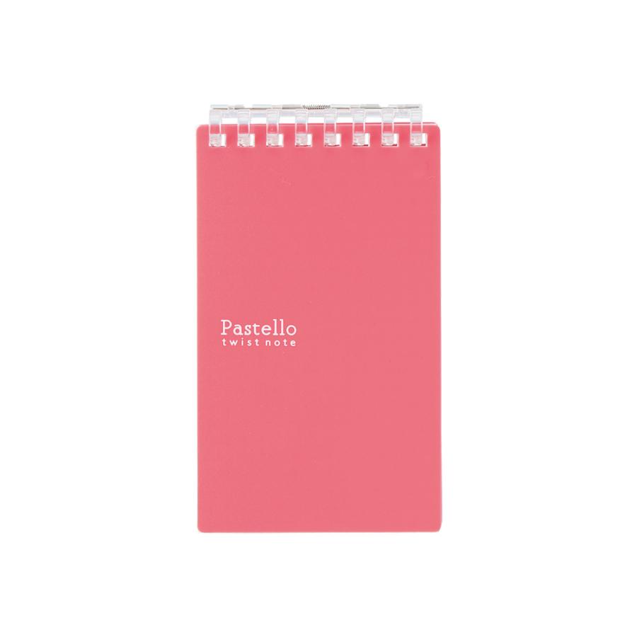LIHIT LAB (リヒトラブ) Pastello ツイストノート (メモサイズ) ルージュ N1961-2 | ブランド登録なし