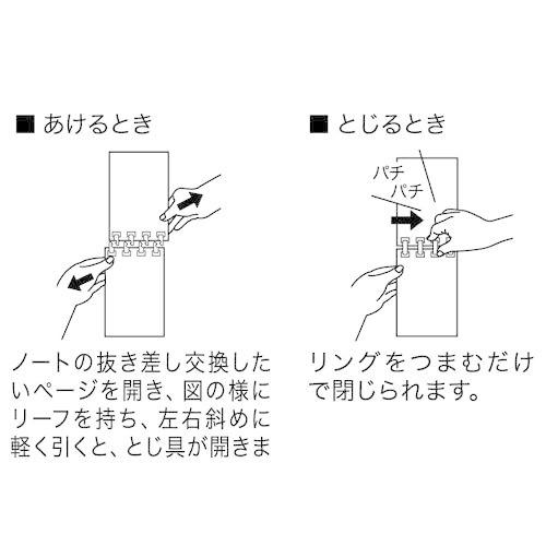 LIHIT LAB (リヒトラブ) Pastello ツイストノート (メモサイズ) パープル N1961-10 | ブランド登録なし | 01