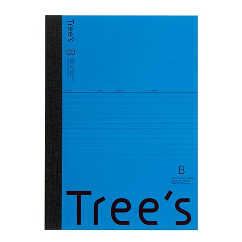 日本ノート スタンダードノート Tree's B5サイズ B罫30枚 ネイビー UTR3NB | ブランド登録なし