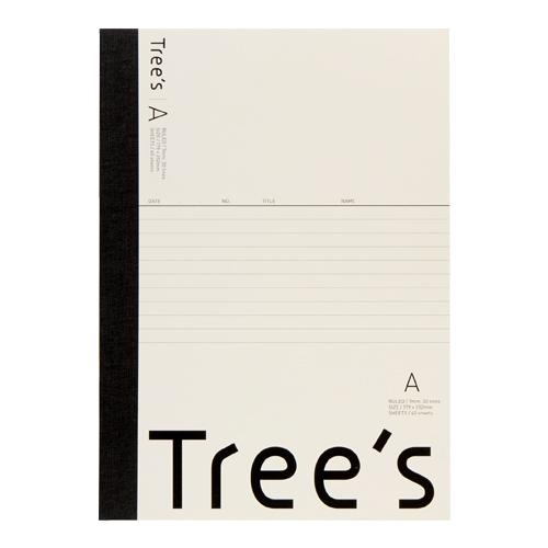 日本ノート スタンダードノート Tree's B5サイズ A罫40枚 クリーム UTR4AC | ブランド登録なし