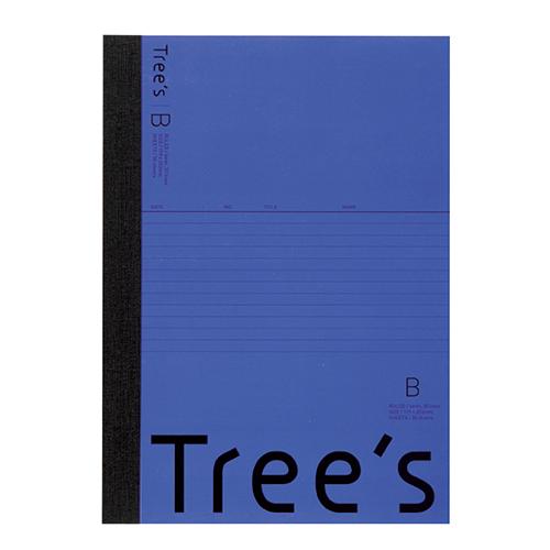 日本ノート スタンダードノート Tree's B5サイズ B罫30枚 5冊束　アソートパック UTR3B05 | ブランド登録なし | 05