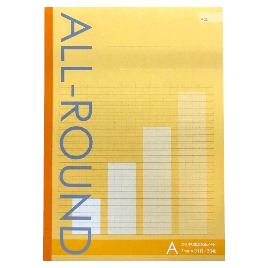 サンフレイムジャパン　スッキリまとまるノート　Ａ罫　５色　500-2261 5002261 |  | 02