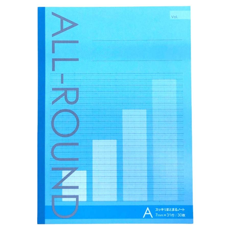 サンフレイムジャパン　スッキリまとまるノート　Ａ罫　５色　500-2261 5002261 |  | 04