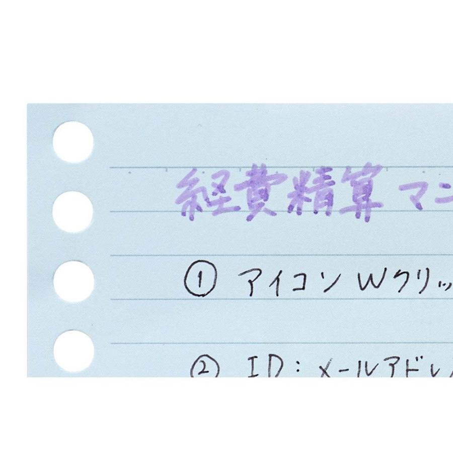 マルマン maruman ミニサイズ ルーズリーフ ３色アソート B7変形 6mm罫 L1431-99 | maruman | 05