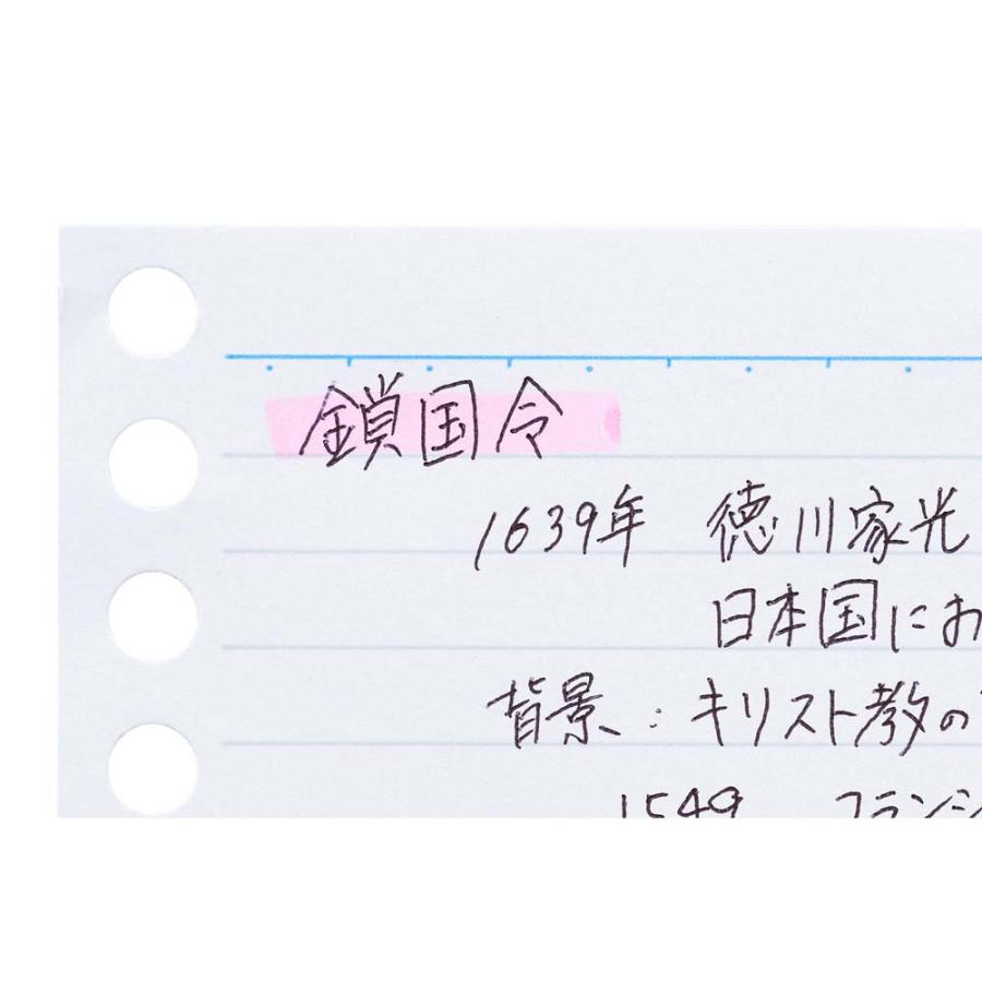 マルマン　ルーズリーフ　ミニ　B7変形　6ミリ罫　L1431 | maruman | 05