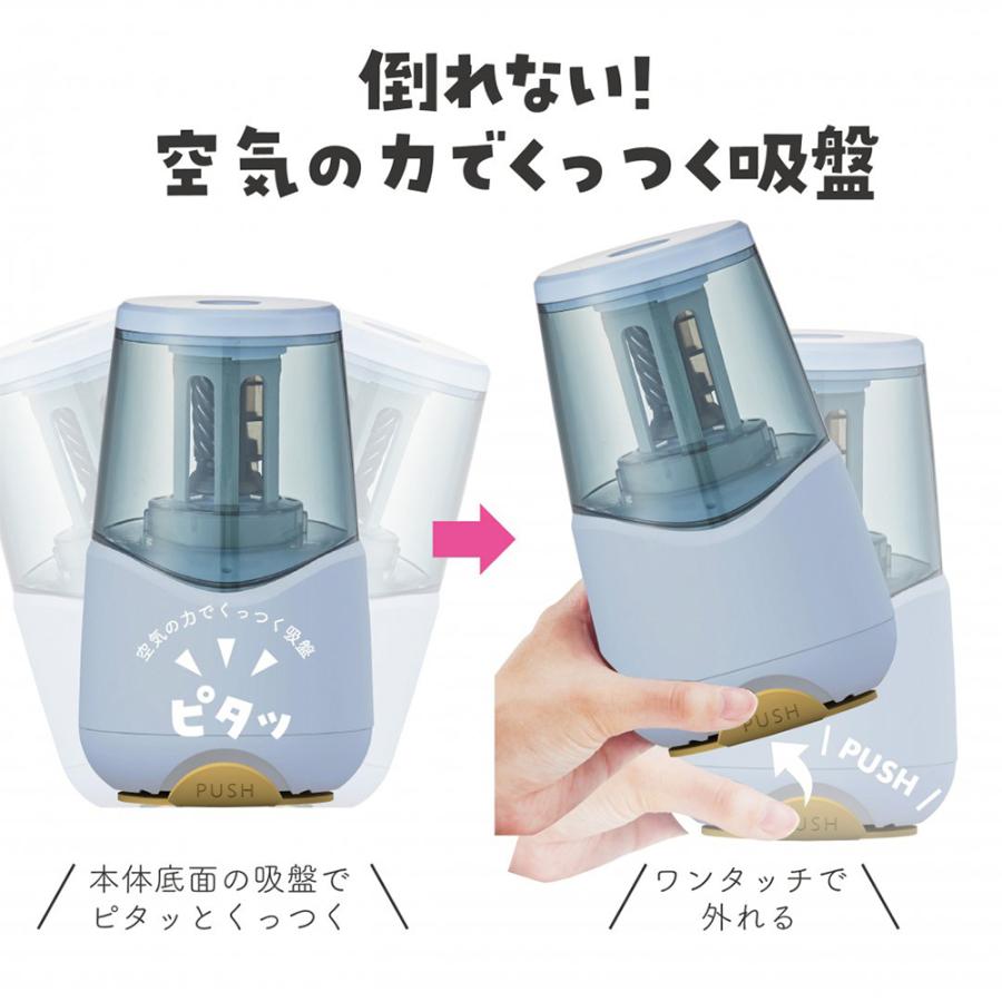 クツワ KUTSUWA 充電式 鉛筆けずり ヌーディーローズ RS038RD | クツワ | 03