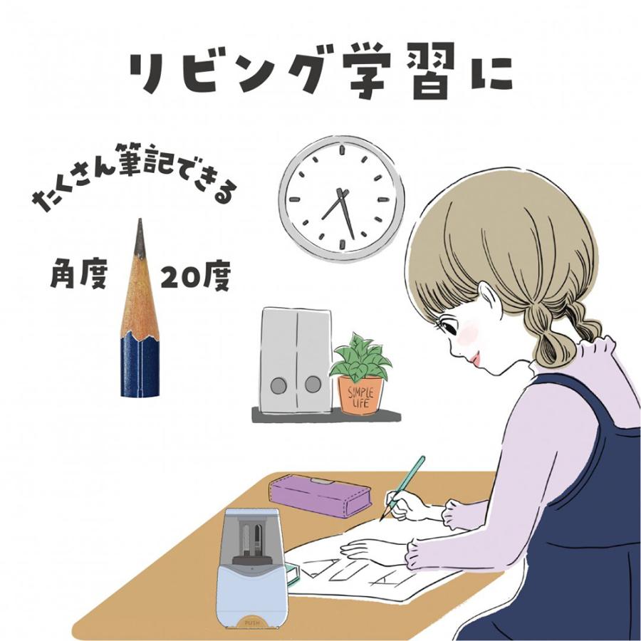 クツワ KUTSUWA 充電式 鉛筆けずり ヌーディーローズ RS038RD | クツワ | 07