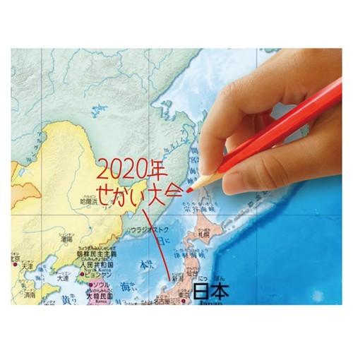 デビカ　いろいろ書ける消せる　世界地図　073102 |  | 02