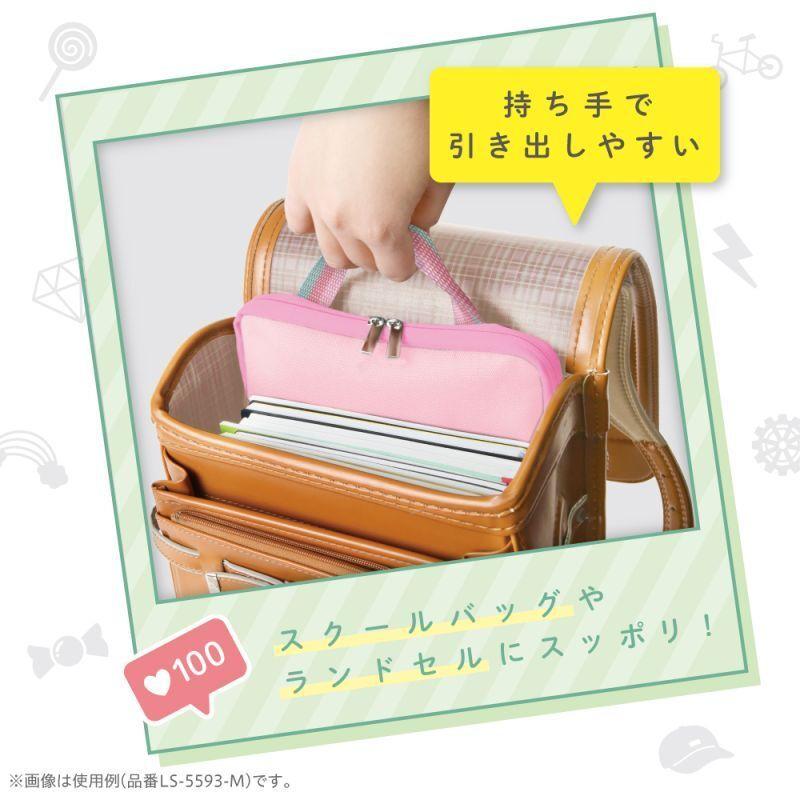 SONIC ソニック クッション付スクールPCケース Mサイズ シフトプラス キャンディ バイオレット LS-5593-V | SONiC | 03