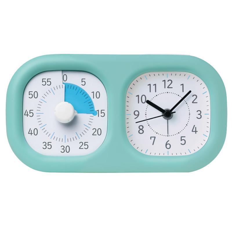 SONIC ソニック トキ・サポ 時っ感タイマー 時計プラス 色で時間の経過を実感 ミントブルー LV-3521-MB | SONiC