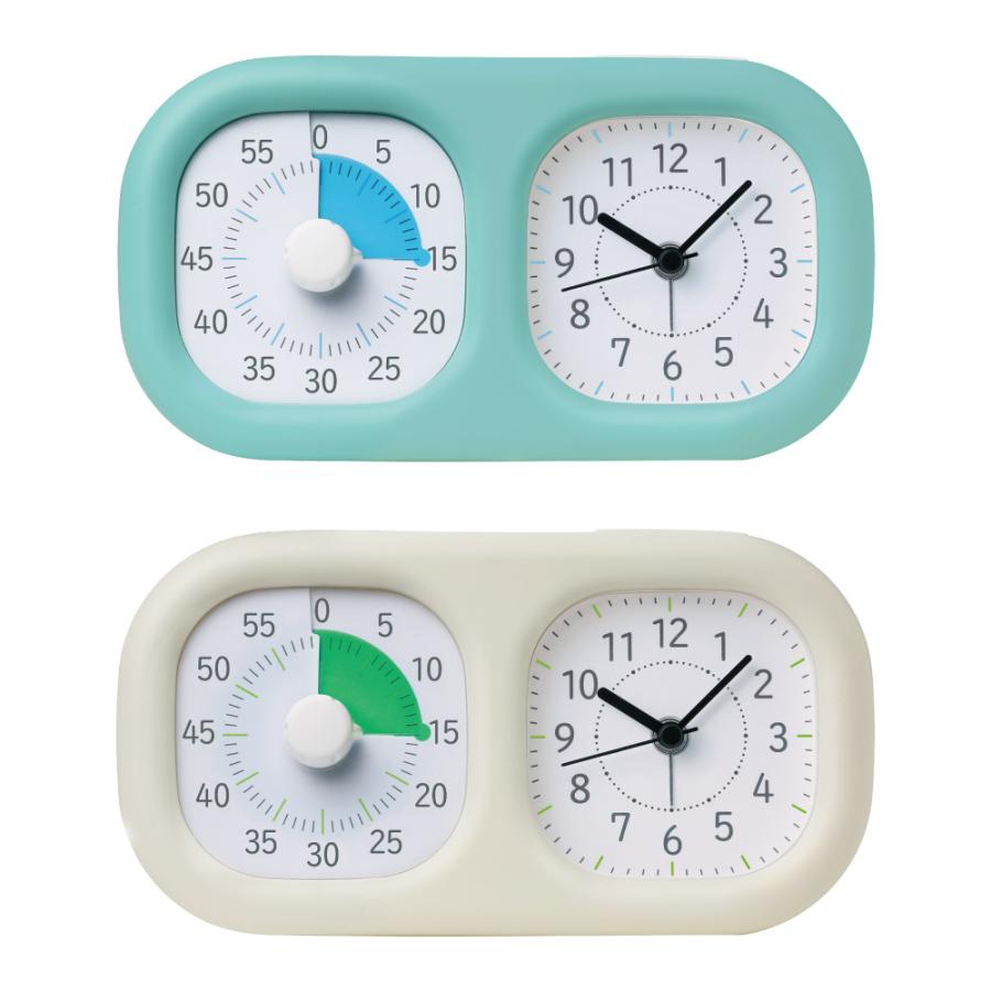 SONIC ソニック トキ・サポ 時っ感タイマー 時計プラス 色で時間の経過を実感 ミントブルー LV-3521-MB | SONiC | 08