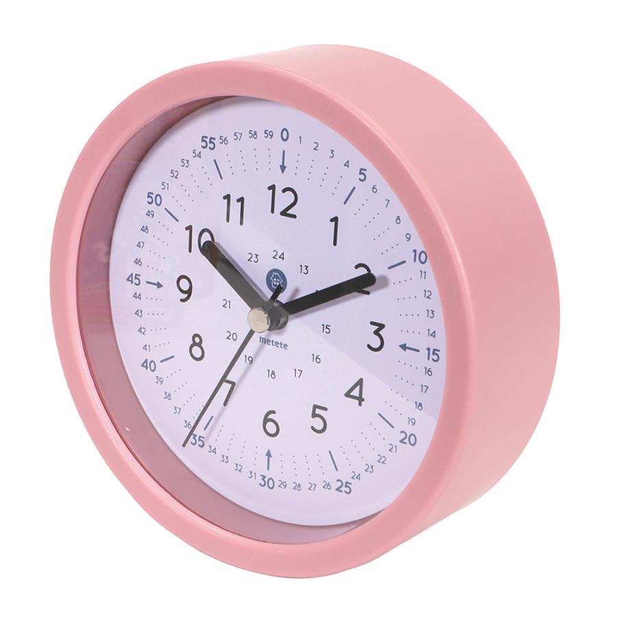 クツワ KUTSUWA こどもの学習時計 ローズピンク ME214RD | クツワ | 01