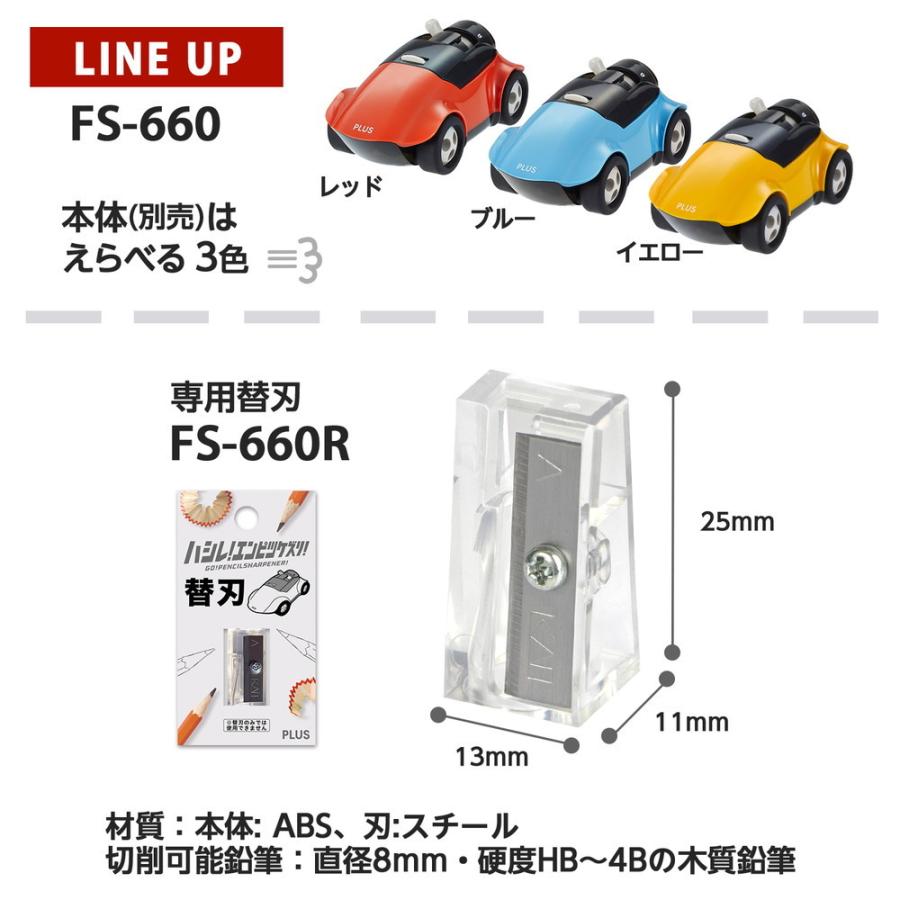 プラス PLUS ハシレ！エンピツケズリ！替刃 FS-660R 84-000 | PLUS | 03