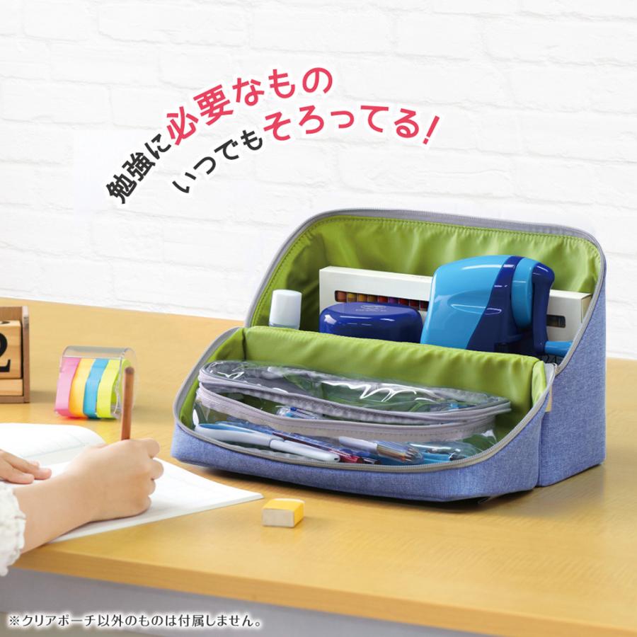 SONIC ソニック リビガク ぐるっと開く勉強バッグ ブルー LV-2130-B | SONiC | 01