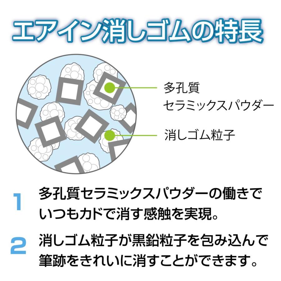 プラス(PLUS) プラスチック消しゴム AIR-IN(エアイン)ハードタイプ 26g ER-100AH 20個セット　36-424 | PLUS | 01