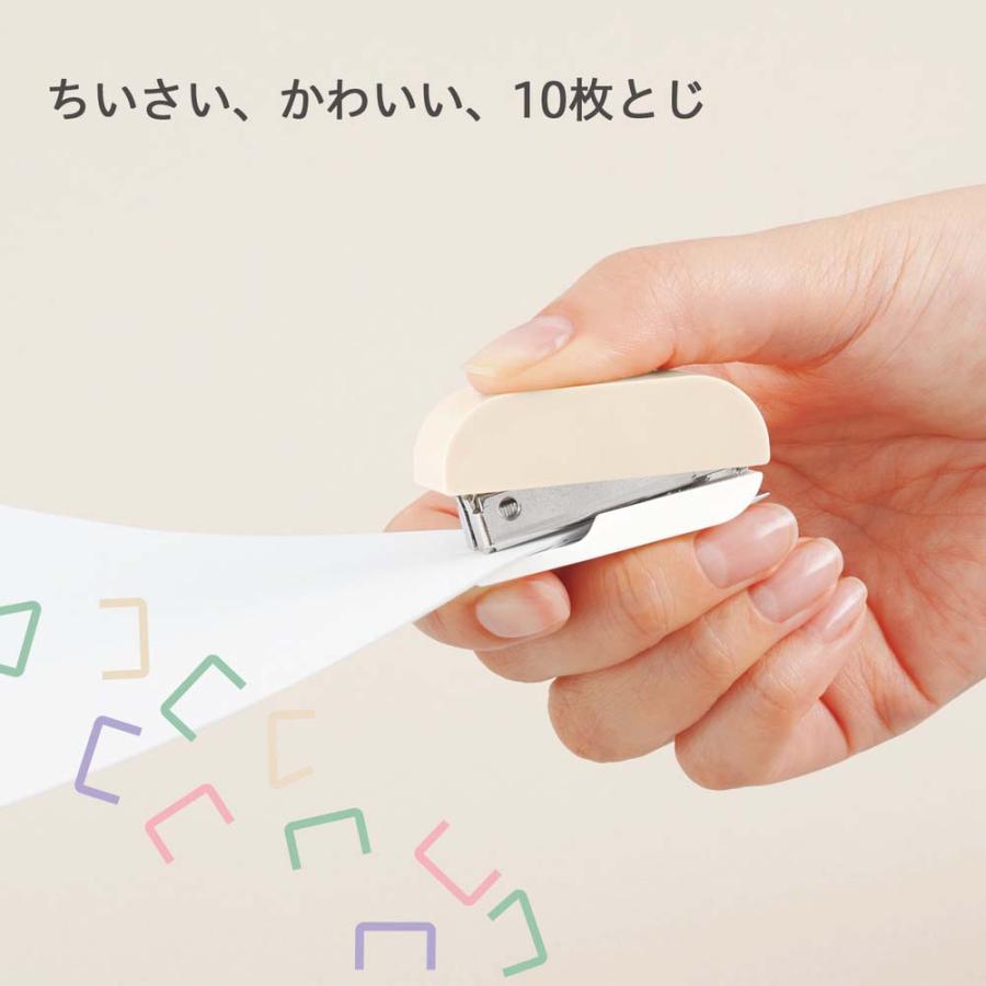 プラス PLUS ステーショナリーキット team-demi チームデミ ステープラー くるみ 31453 | PLUS | 02