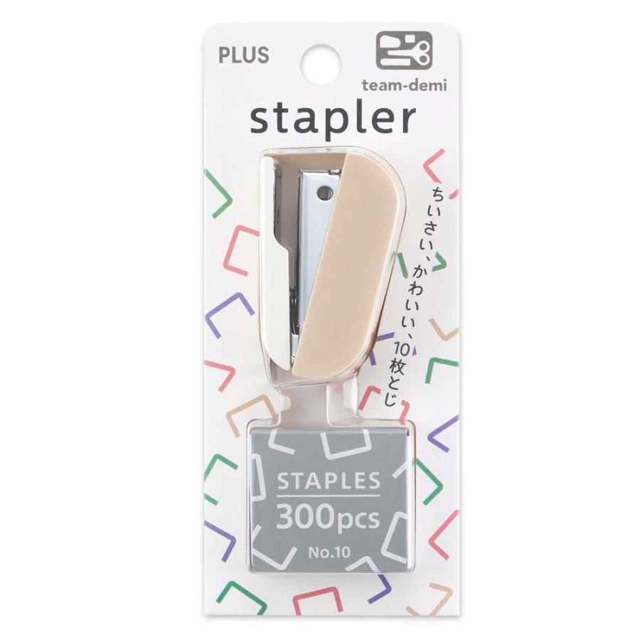 プラス PLUS ステーショナリーキット team-demi チームデミ ステープラー くるみ 31453 | PLUS | 06
