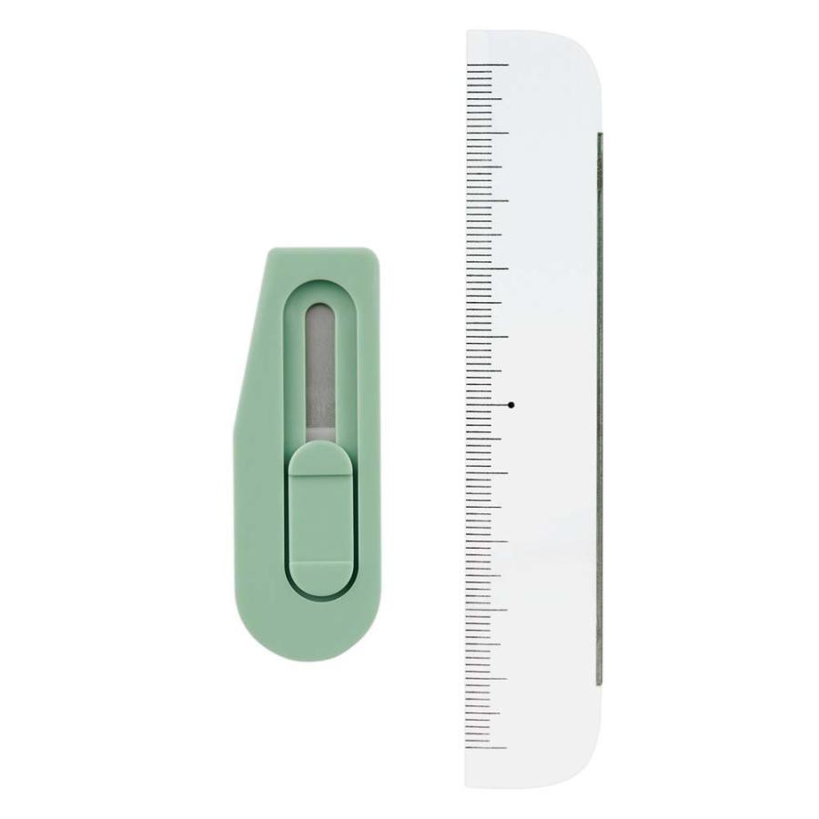 プラス PLUS ステーショナリーキット team-demi チームデミ カッター＋ルーラー わかば 31462 | PLUS