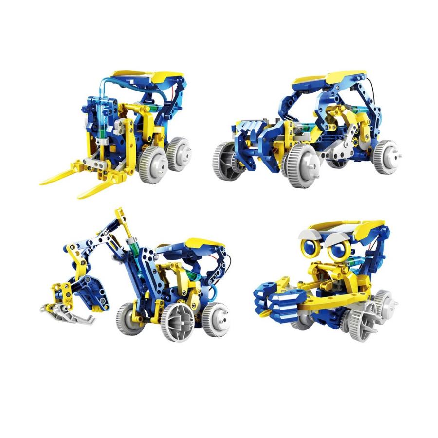 エレキット ビルドロイド JS-6215 知育玩具 作る おもちゃ 恐竜 ダイナソー ティラノサウルス メカ ロボット ソーラーパワー 水圧パワー |  | 03