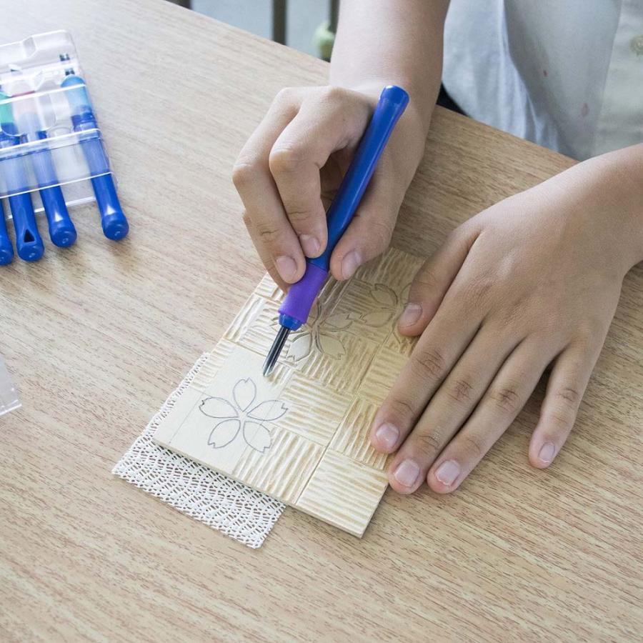 サクラクレパス SAKURA グリップはんが彫刻刀Ａ５本組 EHT-5A | サクラクレパス | 05